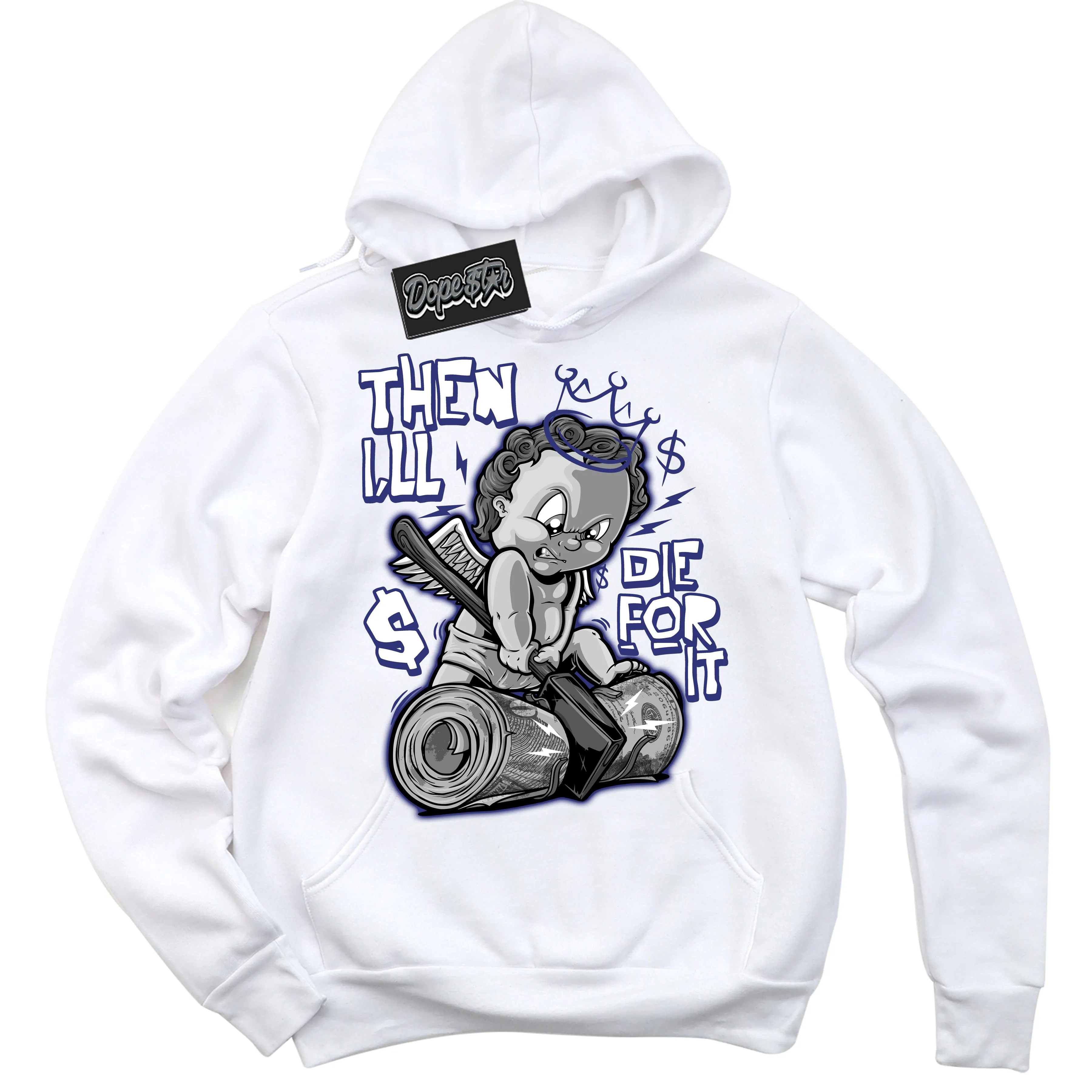 Diffused Blue 11s Sneaker Hoodie Then I'll Graphic