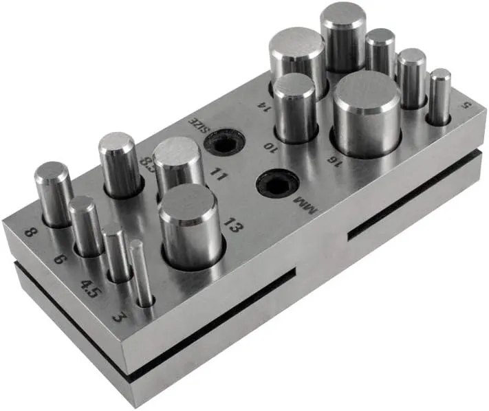 Disc Cutter 14 Round Punches - for Jewelry Making - SFC Tools - 25-154