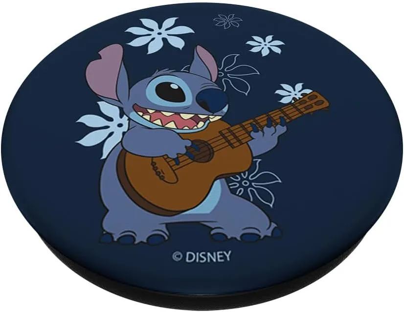 Disney Lilo & Stitch Flowers Background PopSockets Standard PopGrip
