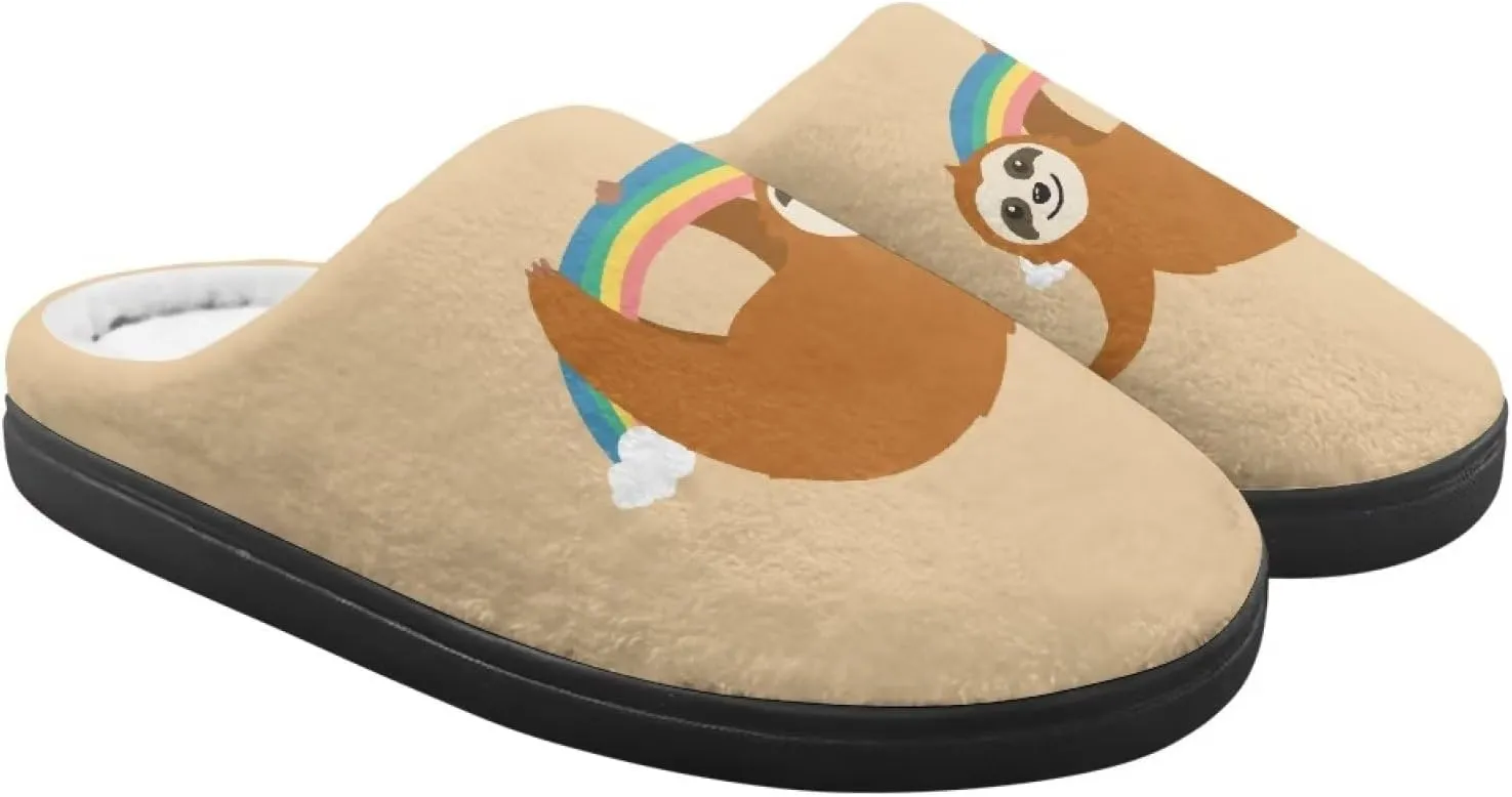 DISNIMO Boys Girls Cozy-House Bedroom Slippers Warm Plush Winter Cotton Slipper Kids Indoor Non-Slip Shoes 9-14.5