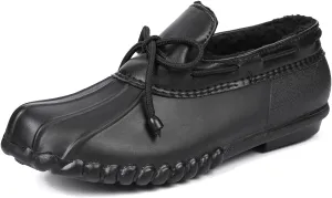 DKSUKO Snow Women's Waterpoof Loafer Shoes Slip On Flat Duck Shoe