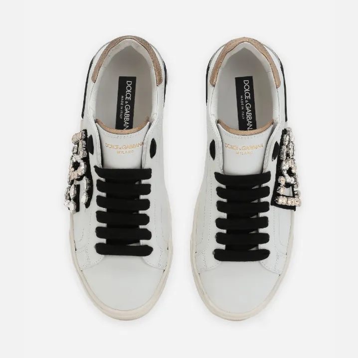 Dolce & Gabbana Portofino Vintage Calfskin Sneaker