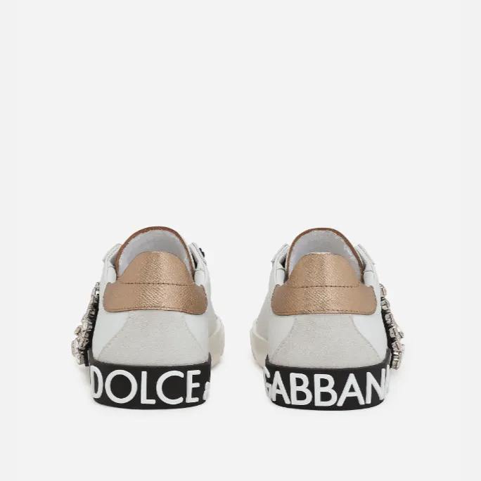 Dolce & Gabbana Portofino Vintage Calfskin Sneaker