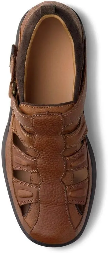 Dr. Comfort Fisherman Men's Therapeutic Diabetic Extra Depth Sandal: Chestnut 11.5 X-Wide (3E/4E)