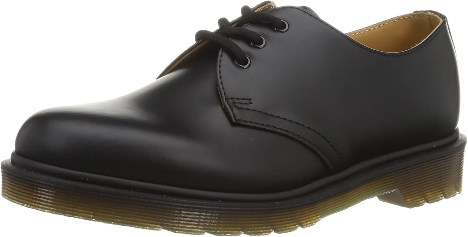 Dr. Martens Womens 1461 PW Smooth 3-Eye Leather Shoes
