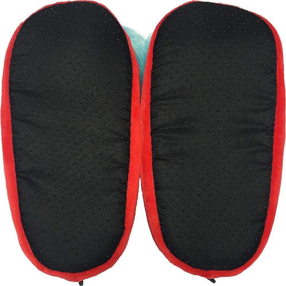 Dr. Seuss Slippers Cat in The Hat/Thing 1 and 2 Kids Slipper Plush Shoes, Ages 5-8 Years