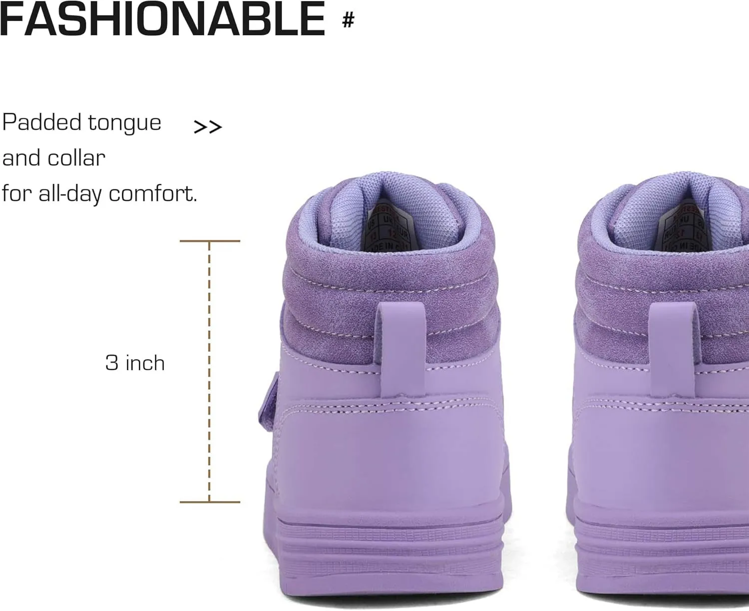 DREAM PAIRS Boys Girls High Top Sneaker LilLegends Skyhigh Basketball Shoes