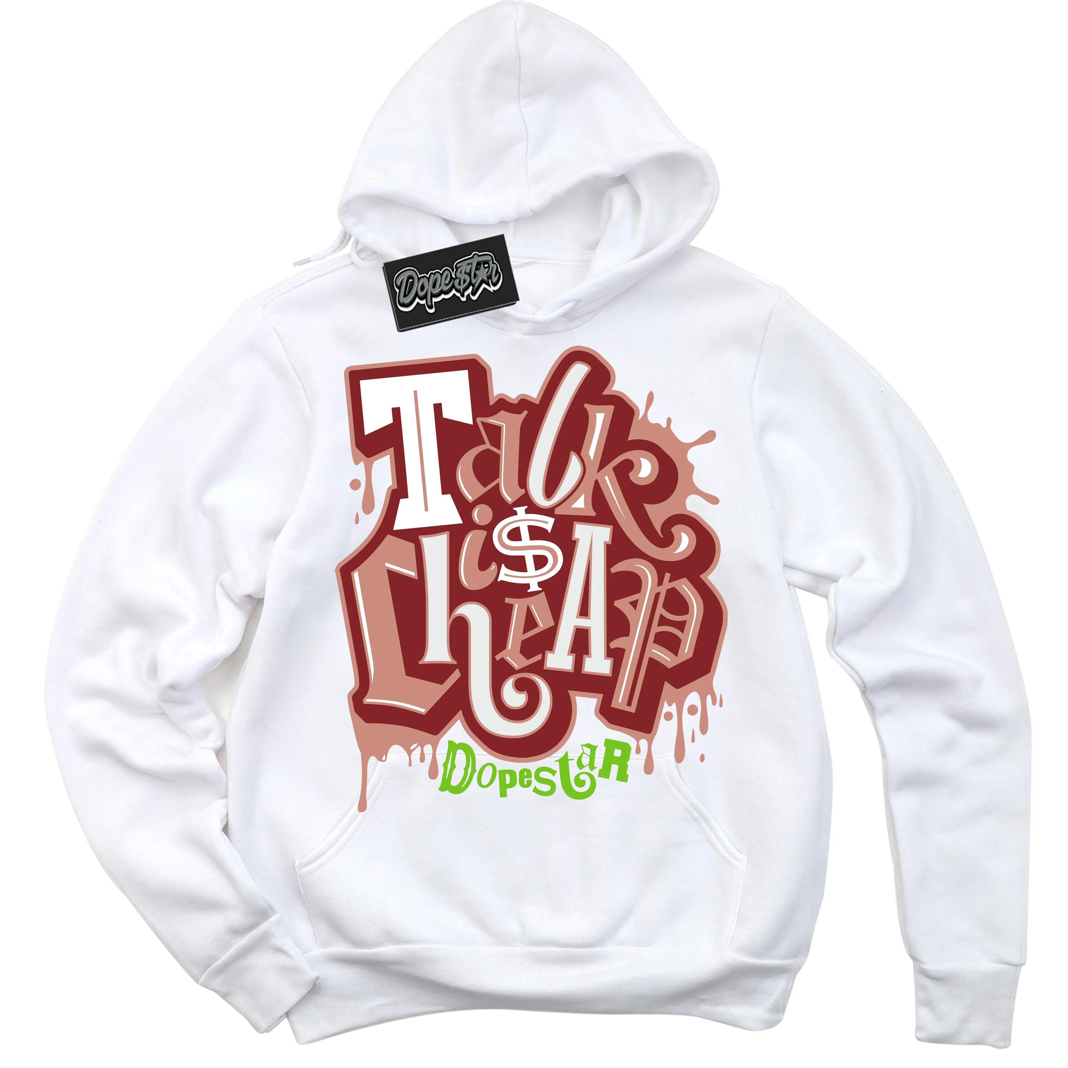 Dune Red 13s Sneaker Hoodie Talk Is Cheap Graphic
