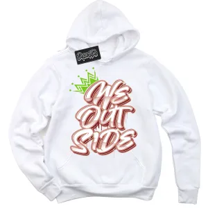 Dune Red 13s Sneaker Hoodie We Outside Graphic