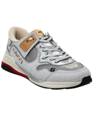 Durable Leather Sneaker Ultrapace Gucci Waterproof