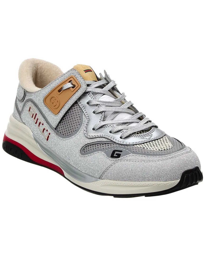 Durable Leather Sneaker Ultrapace Gucci Waterproof