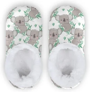 Dussdil Kid's Boy's Girl's Winter Slippers Spa Travel House Slipper Shoes Warm Soft Memory Foam Slipper Non Slip for Guest Home Living Room Bedroom Slippers