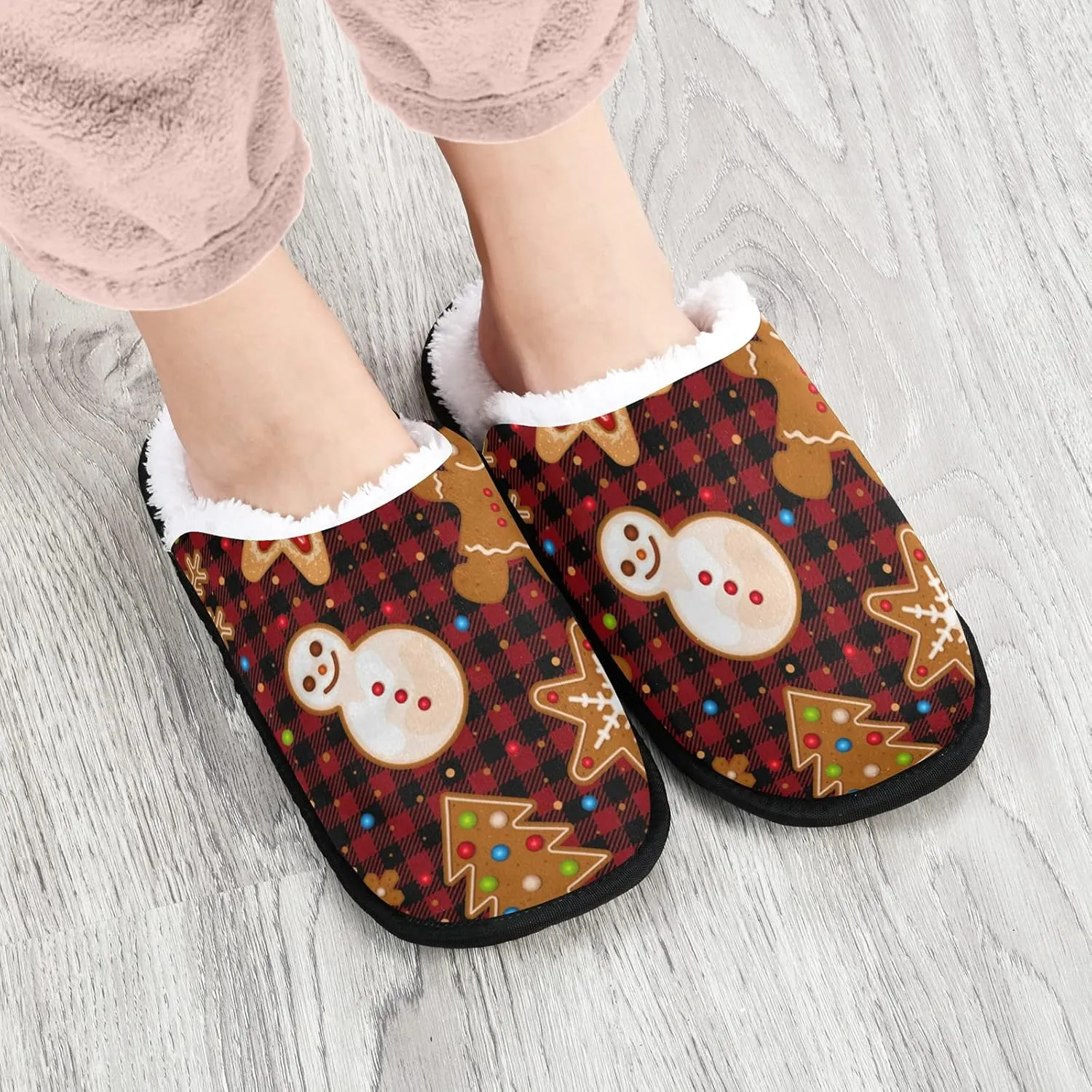 Dussdil Winter Spa Slippers Home House Slippers for Women Men Travel Slipper Soft Memory Foam Slipper Non Slip for Hotel Bedroom Shoes Slippers
