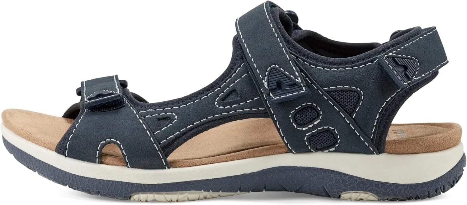 Earth Origins Women’s Skylar Sandal I Slip Resistant, Suede Sandals for Everyday