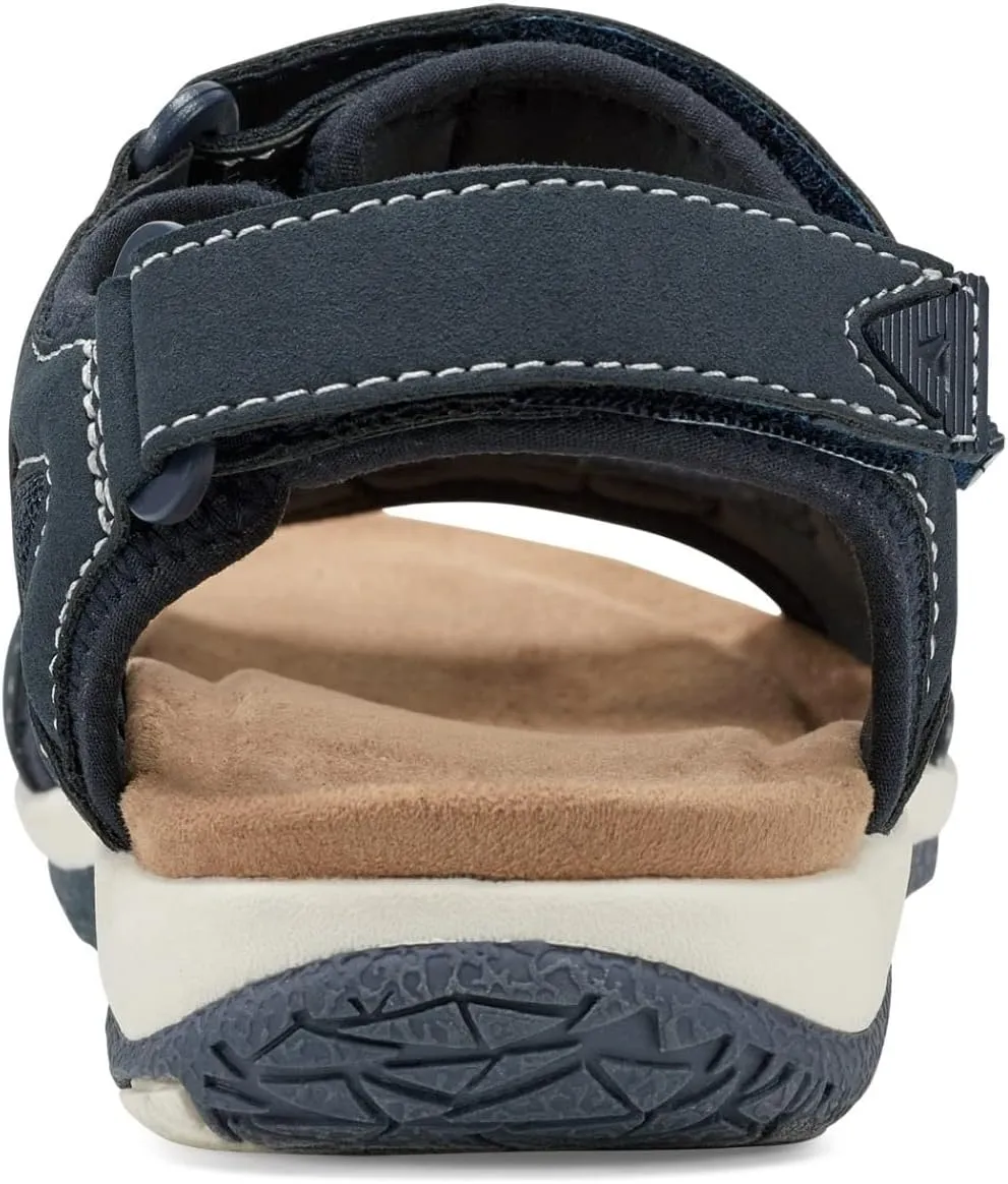 Earth Origins Women’s Skylar Sandal I Slip Resistant, Suede Sandals for Everyday