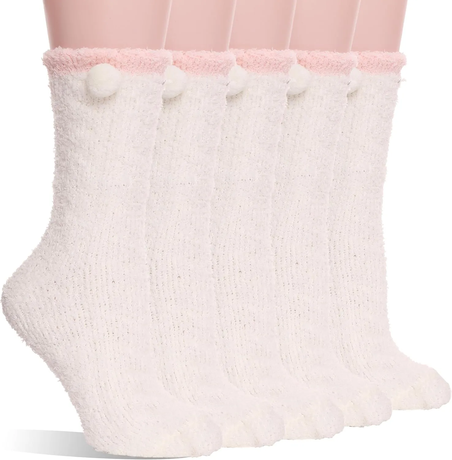 EBMORE Womens Fuzzy Socks Slipper Fluffy Cozy Comfy Cabin Plush Warm Winter Sleep Home Soft Socks
