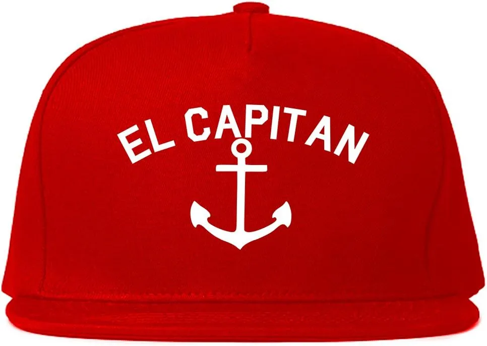 El Capitan Anchor Captain Mens Snapback Hat