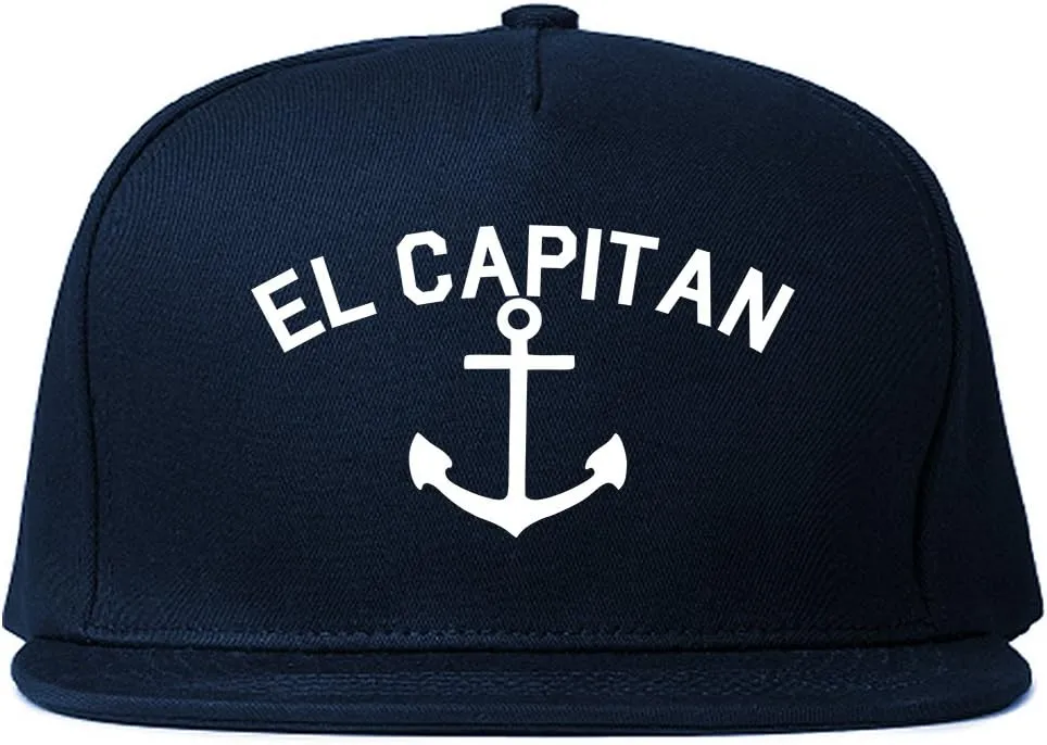 El Capitan Anchor Captain Mens Snapback Hat
