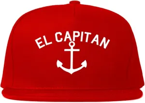 El Capitan Anchor Captain Mens Snapback Hat