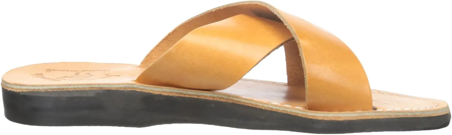 Elan - Leather Slide On Sandal - Men Sandals
