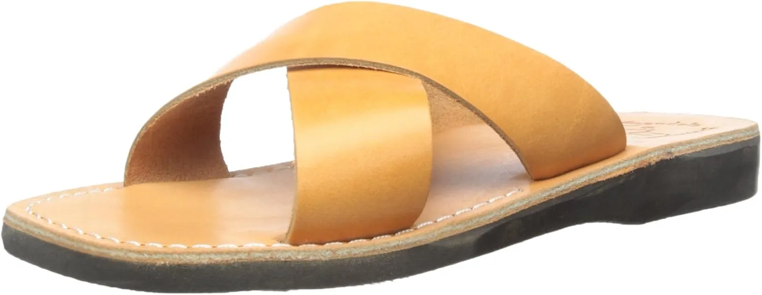 Elan - Leather Slide On Sandal - Men Sandals
