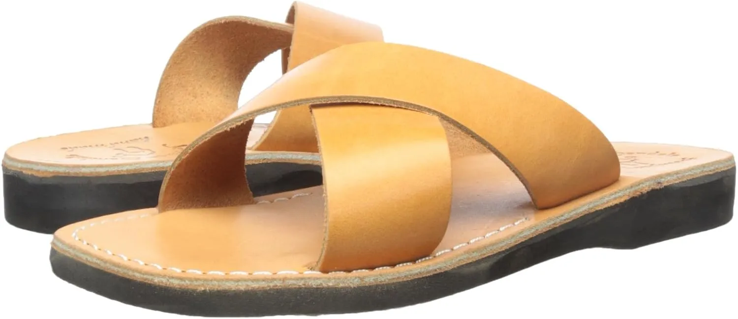 Elan - Leather Slide On Sandal - Men Sandals