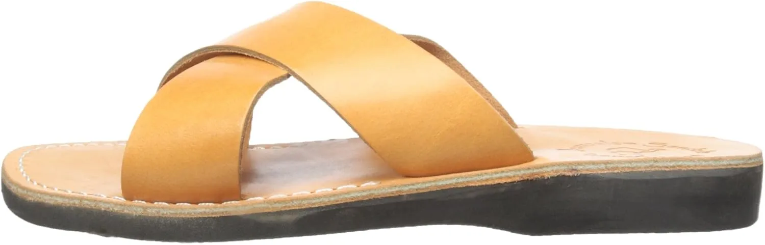 Elan - Leather Slide On Sandal - Men Sandals