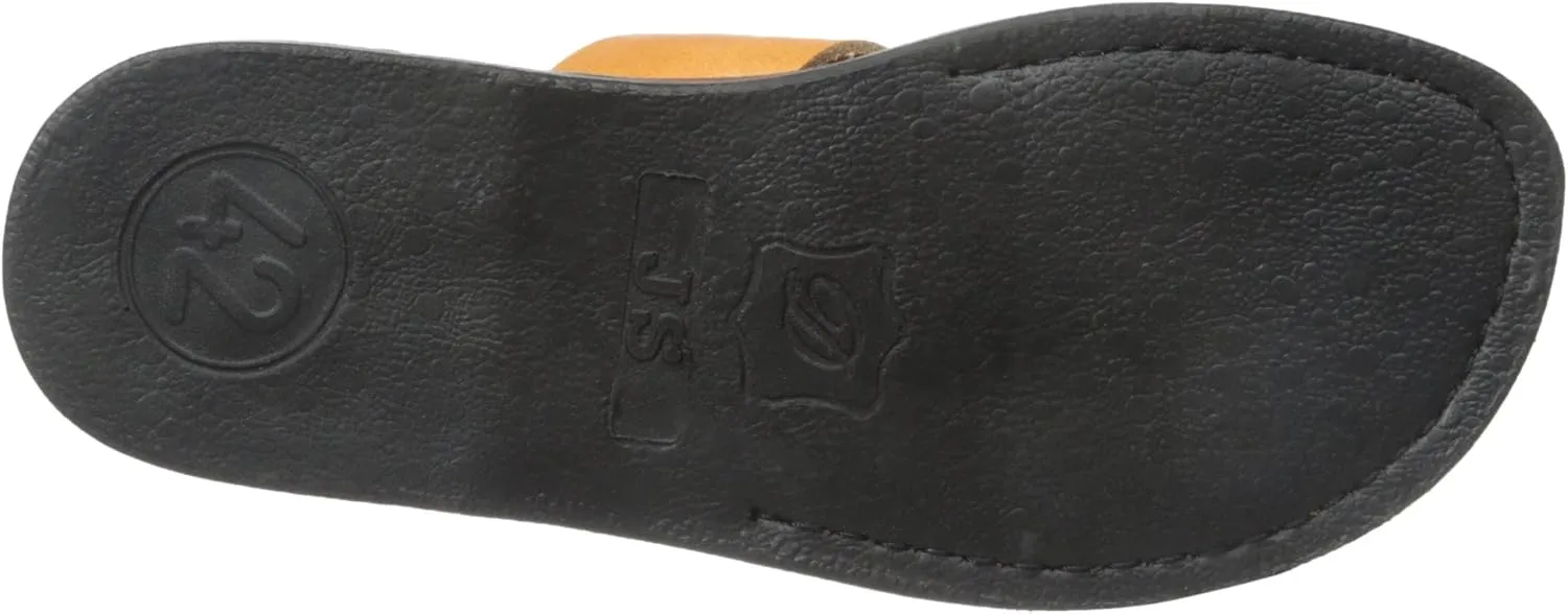 Elan - Leather Slide On Sandal - Men Sandals