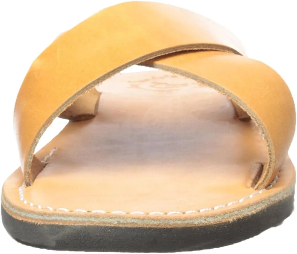 Elan - Leather Slide On Sandal - Men Sandals