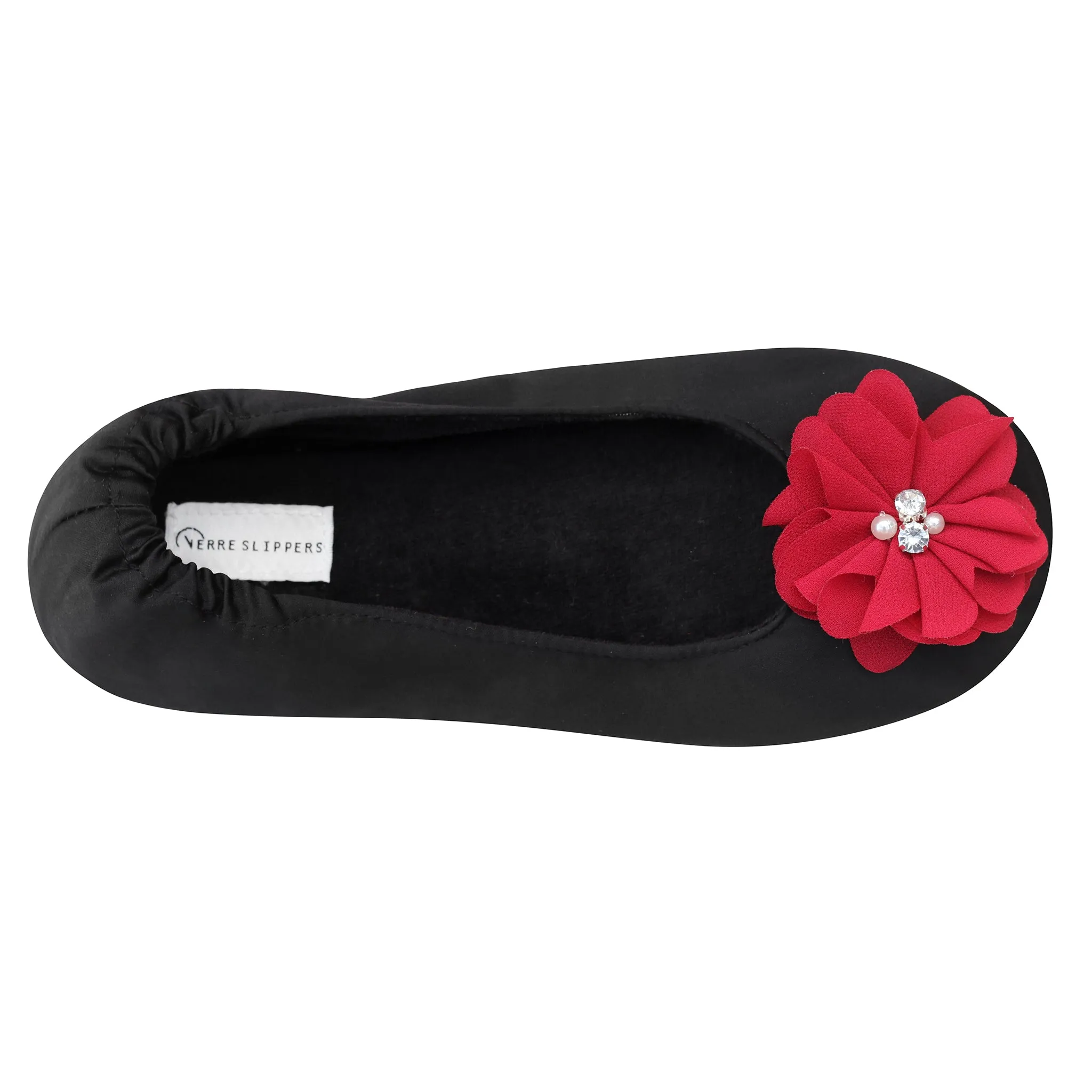 Elegant Ruby Bridesmaid Slippers
