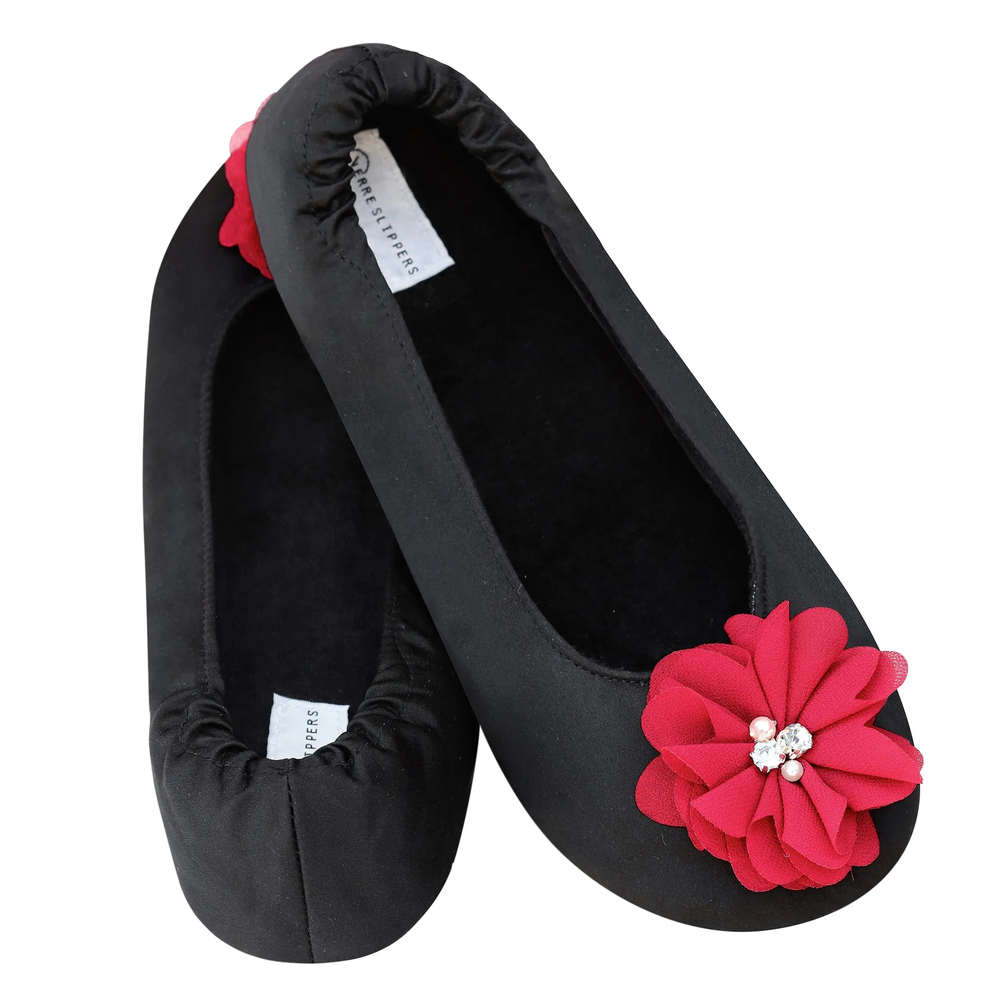 Elegant Ruby Bridesmaid Slippers