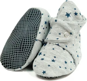 Ella Bonna Baby Booties Organic Cotton Muslin Newborn Baby Slippers Baby Boy Booties, Infant Girl Booties, 6-12 months, 0-6 Months, 12-18 Months, 0-3 Months, 18-24 Months, Toddler Shoes