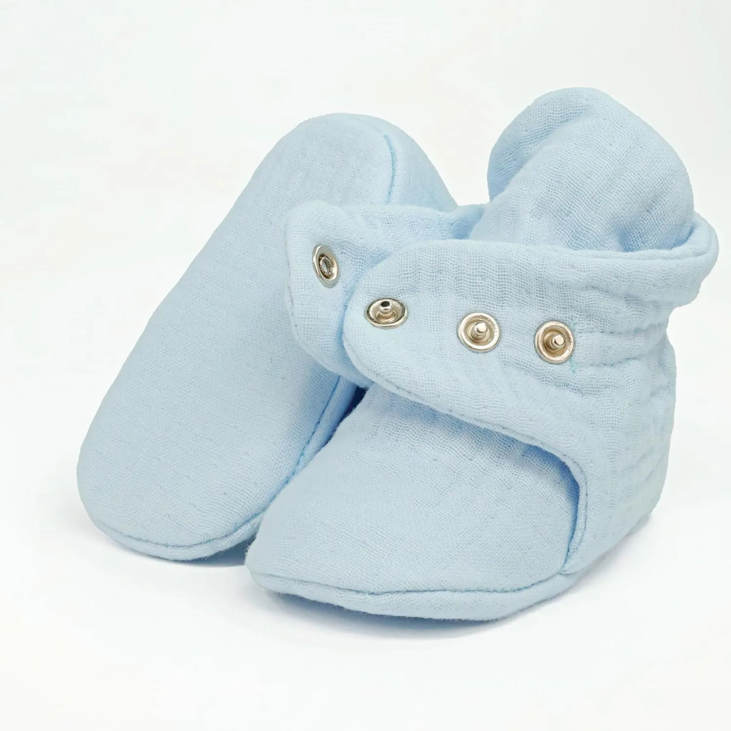 Ella Bonna Baby Booties Organic Cotton Muslin Newborn Baby Slippers Baby Boy Booties, Infant Girl Booties, 6-12 months, 0-6 Months, 12-18 Months, 0-3 Months, 18-24 Months, Toddler Shoes