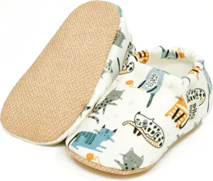 Ella Bonna Cotton Toddler Slippers Baby, Boys Slippers Non-Slip Soft Sole, Stay On Kids Slippers Girls, Baby Booties Socks, Slippers for Girls, Newborn Shoes, Rainbow, 0-6 Months