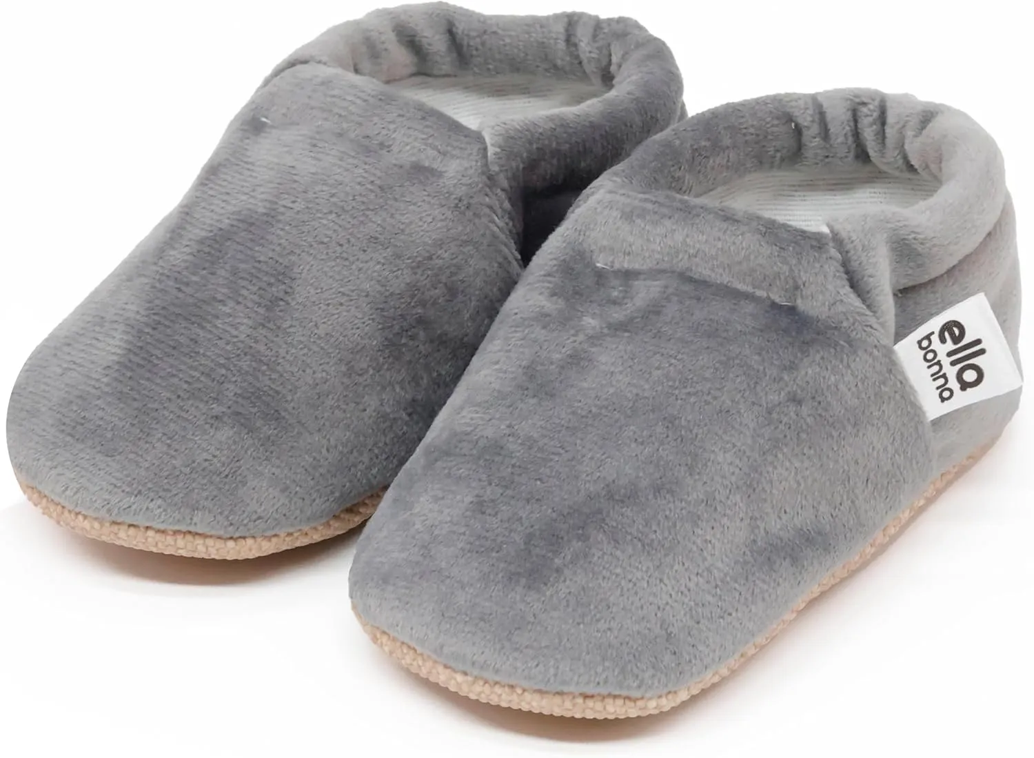 Ella Bonna Organic Cotton Velvet Baby Moccasins Newborn Baby Socks Slipper, Infant Girl Boy Socks