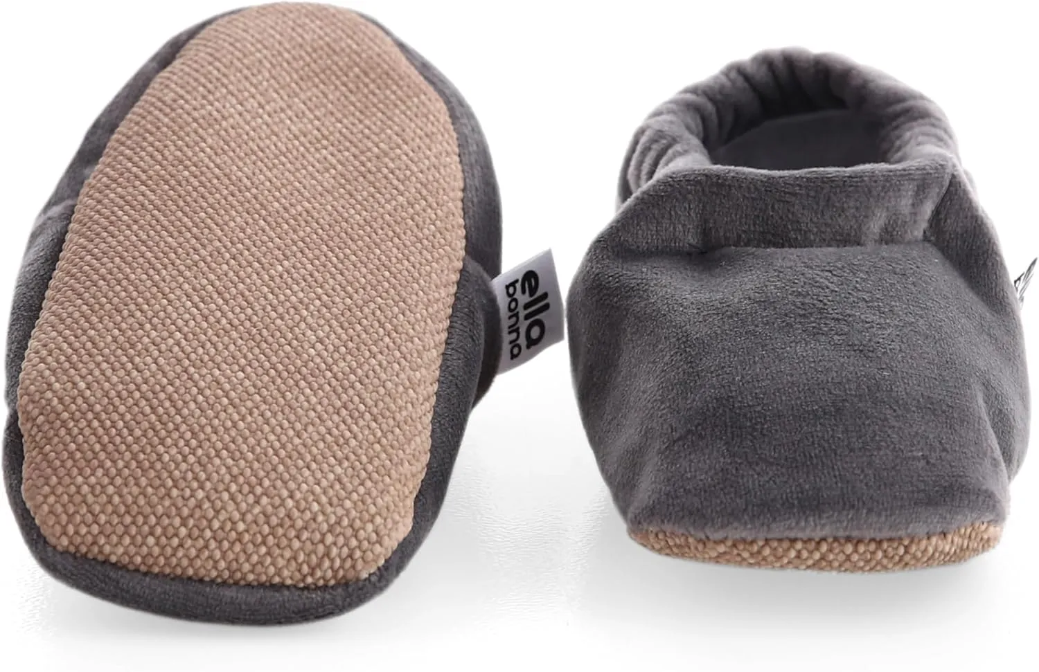 Ella Bonna Organic Cotton Velvet Baby Moccasins Newborn Baby Socks Slipper, Infant Girl Boy Socks
