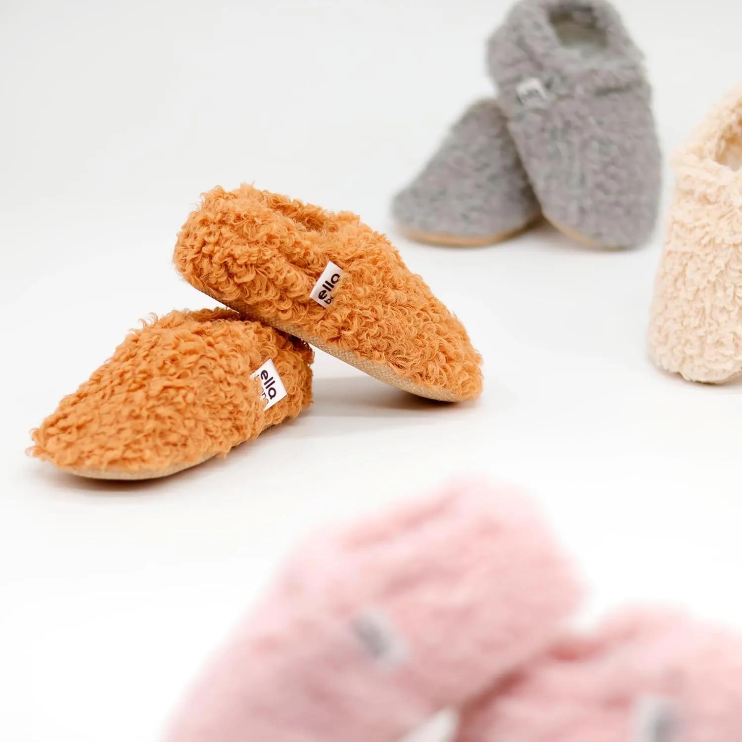 Ella Bonna Unisex Teddy Baby Booties Cotton Newborn Baby Socks Slipper Toddler Shoes, Infant Baby Girl Booties, Boy Socks
