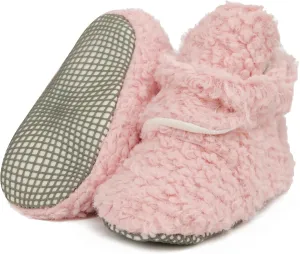 Ella Bonna Unisex Teddy Baby Booties Cotton Newborn Baby Socks Slipper Toddler Shoes, Infant Baby Girl Booties, Boy Socks