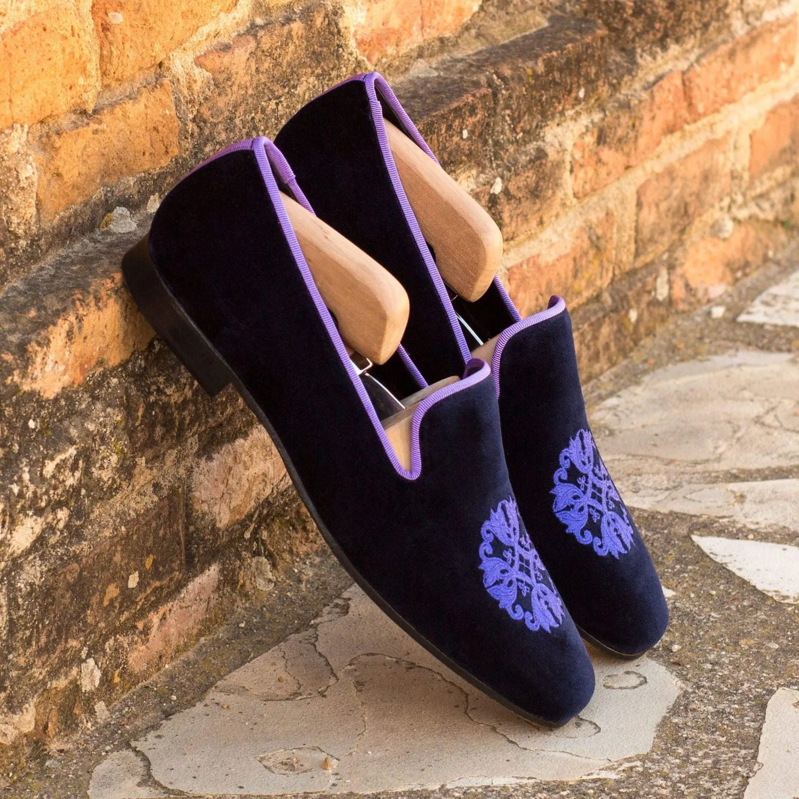 Embroidered Albert Slippers PLUSH