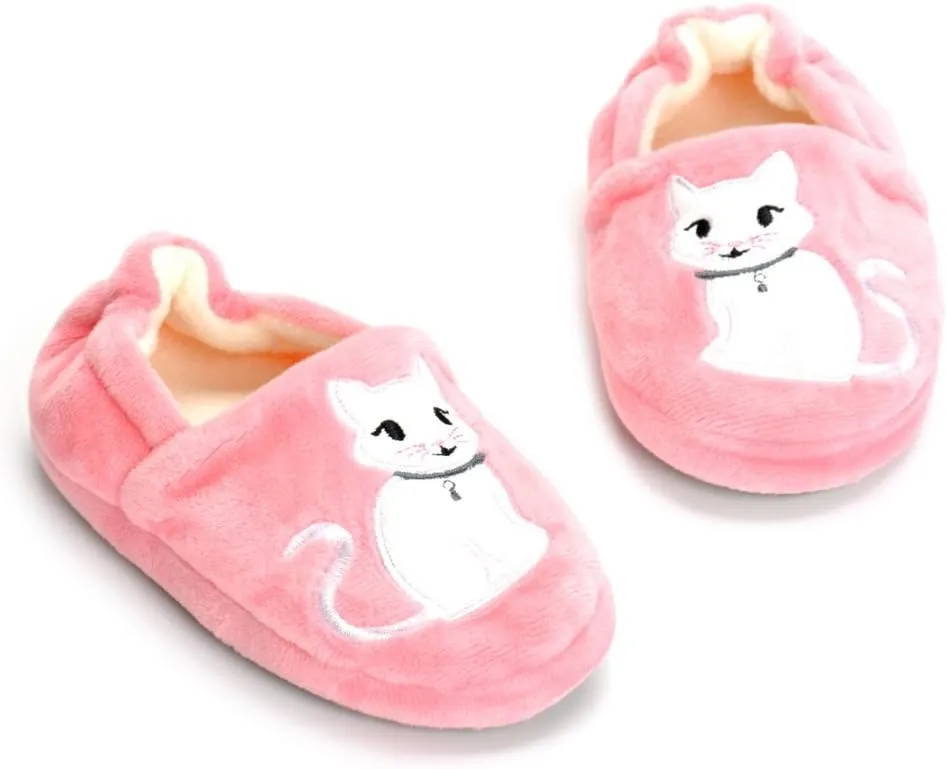 ESTAMICO Girls Boys Slippers Kids Warm Soft Boot Slipper