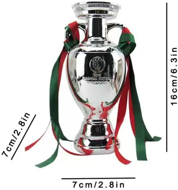 Europe Soccer Trophy Championship League Trophy Cup Replica Resins Football Cup Fans Souvenir 6/10in