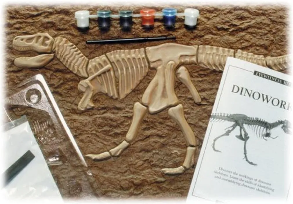 Eyewitness Kits Perfect Cast Dinoworks 19" Tyrannosaurus Rex Cast, Paint, Display and Learn Craft Kit