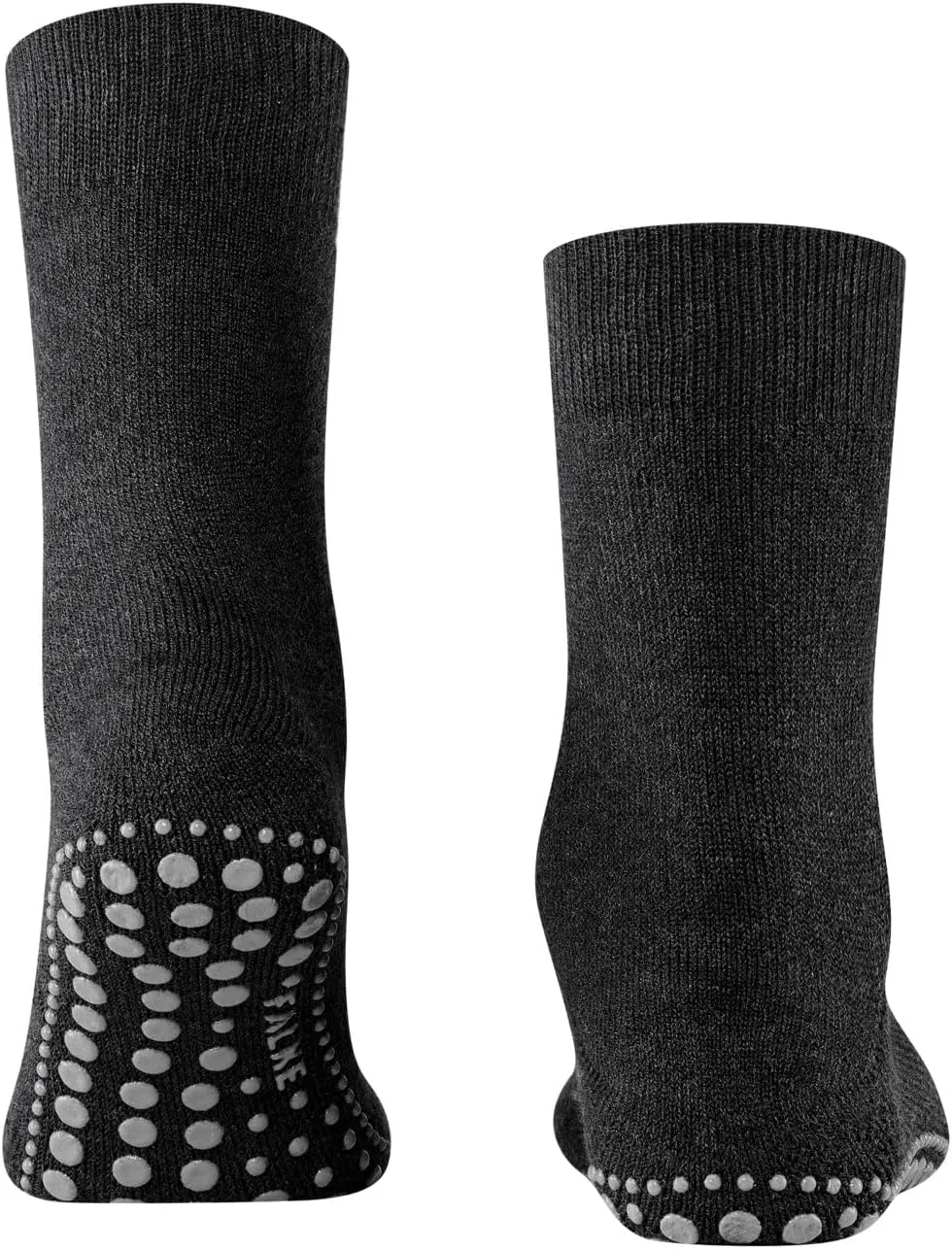 FALKE Men's Homepads Slipper Socks, Wool Cotton, Sole Grips, 1 Pair