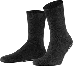 FALKE Men's Homepads Slipper Socks, Wool Cotton, Sole Grips, 1 Pair
