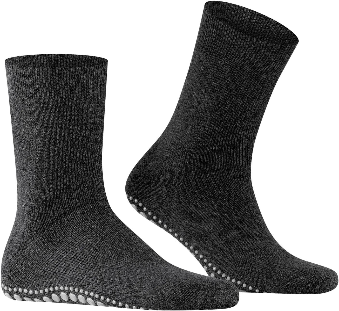 FALKE Men's Homepads Slipper Socks, Wool Cotton, Sole Grips, 1 Pair