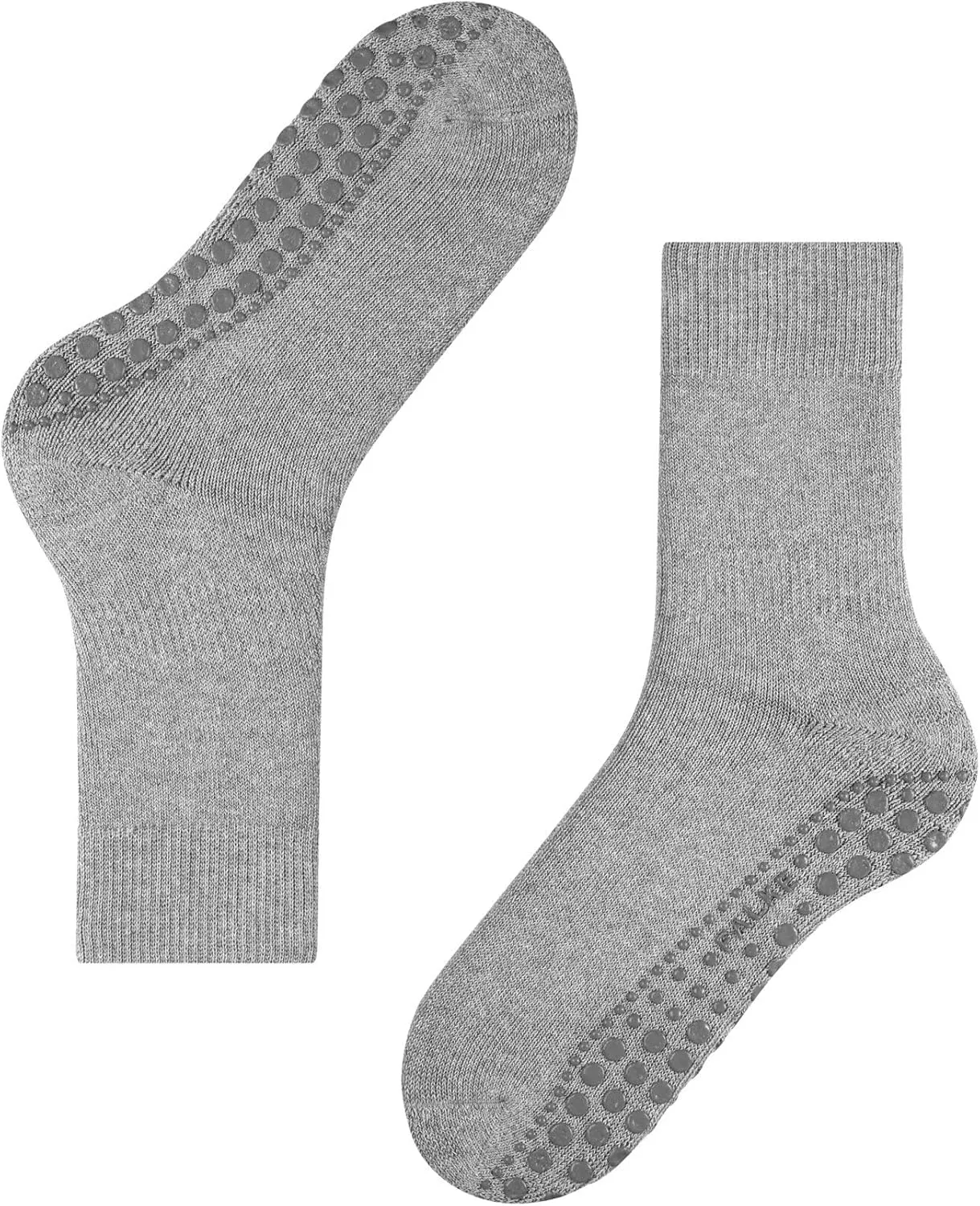FALKE Men's Homepads Slipper Socks, Wool Cotton, Sole Grips, 1 Pair