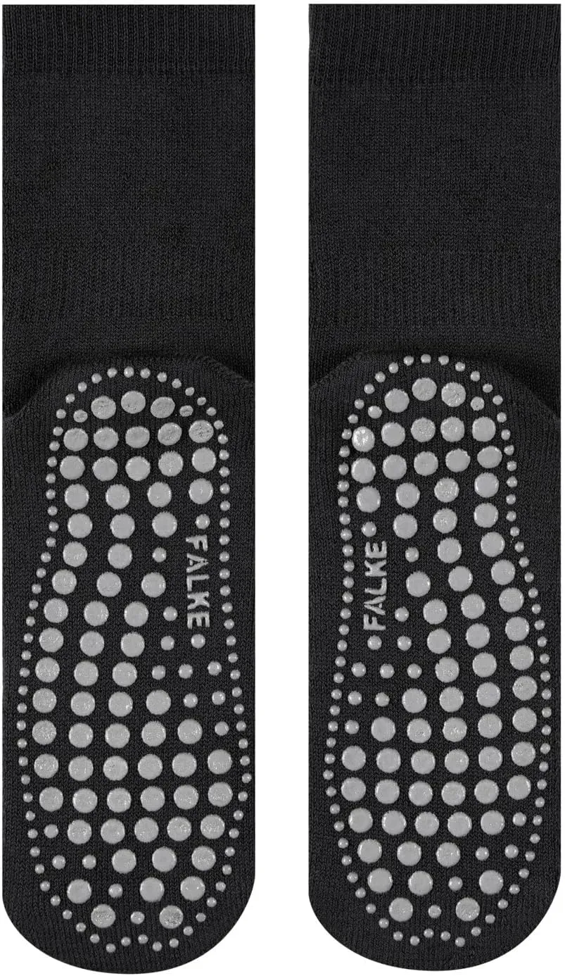 FALKE Men's Homepads Slipper Socks, Wool Cotton, Sole Grips, 1 Pair