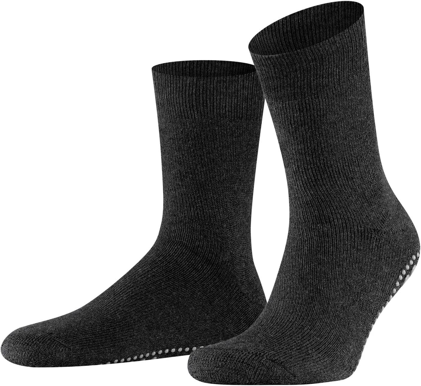 FALKE Men's Homepads Slipper Socks, Wool Cotton, Sole Grips, 1 Pair