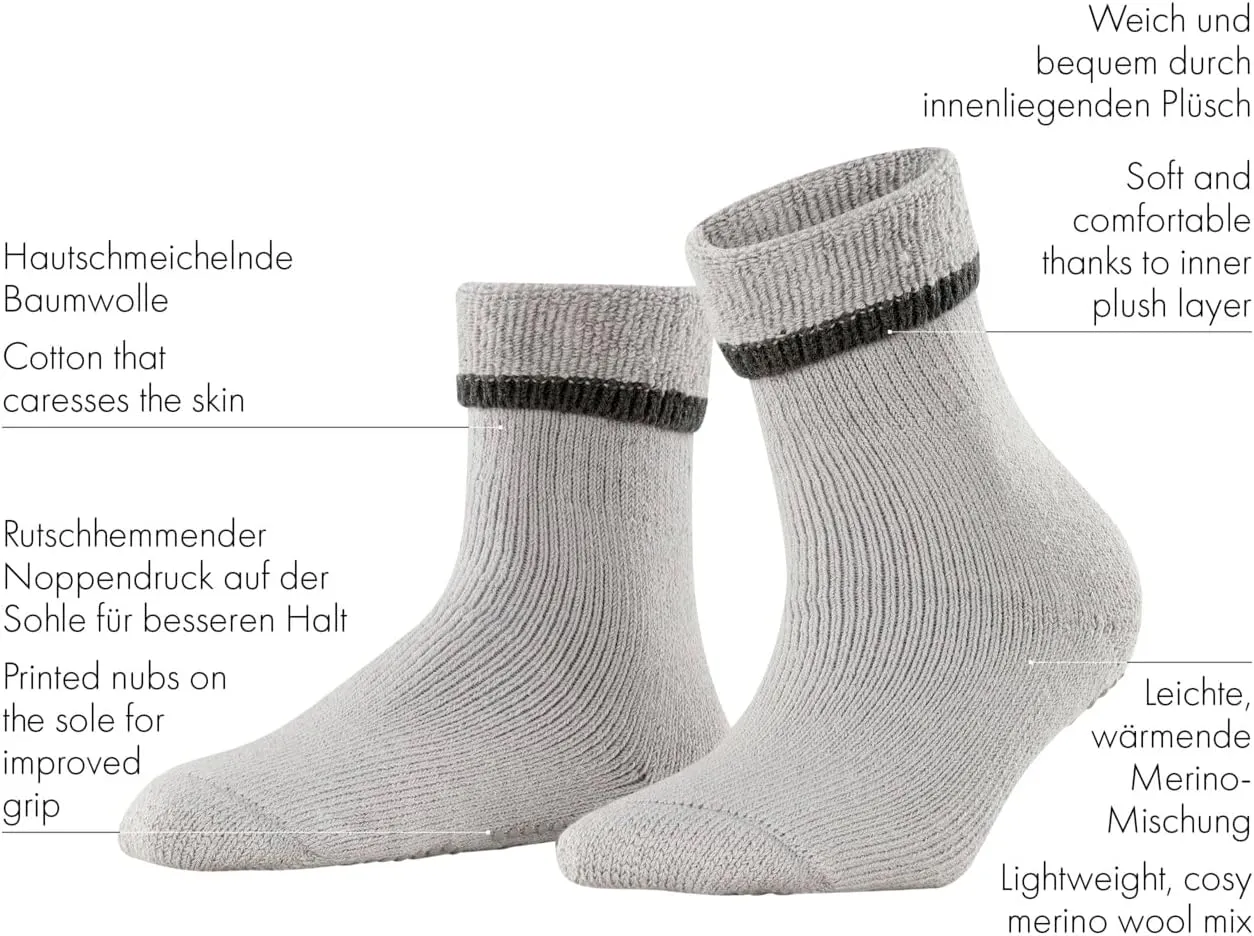 FALKE Women's Cuddle Pads Grips on Sole W 1 Pair Slipper Socks