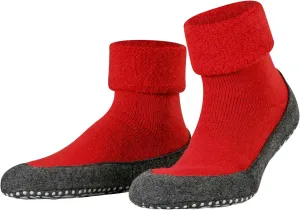 FALKE Women's W HP Cosyshoe Slipper Sock Merino Wool Grey Pink White 1 Pair, 6.5-7.5